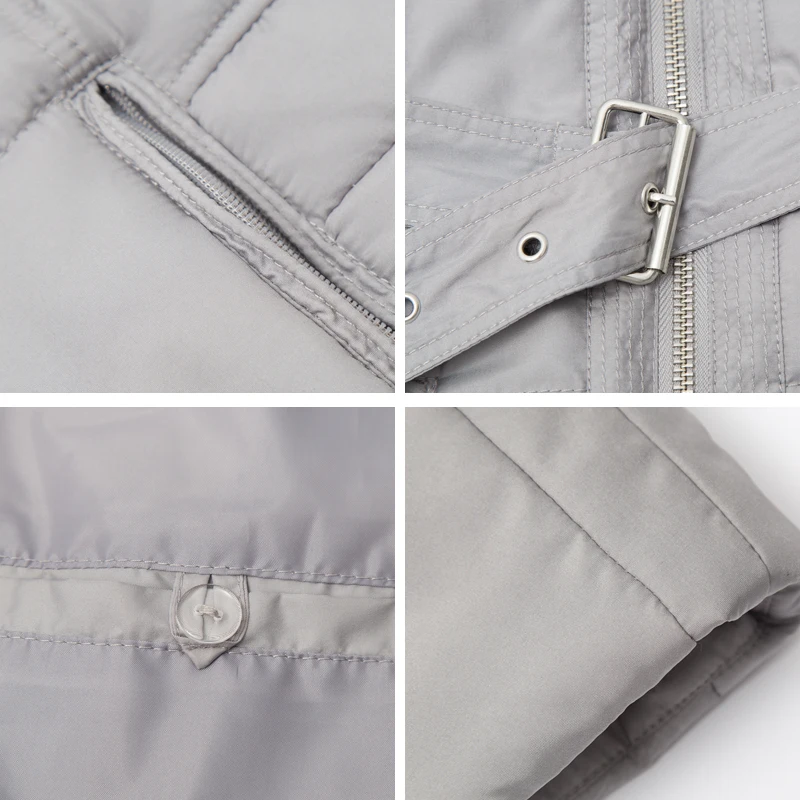 MS VASSA женские парки осень зима 2017 новая женская куртка с поясом модное пальто