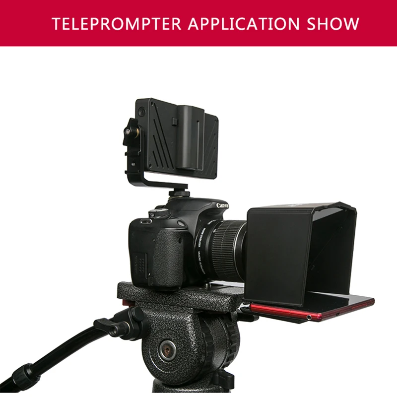 Смартфон Desview телесуфлер для камеры Canon Nikon Sony Цифровая зеркальная фотокамера Youtube