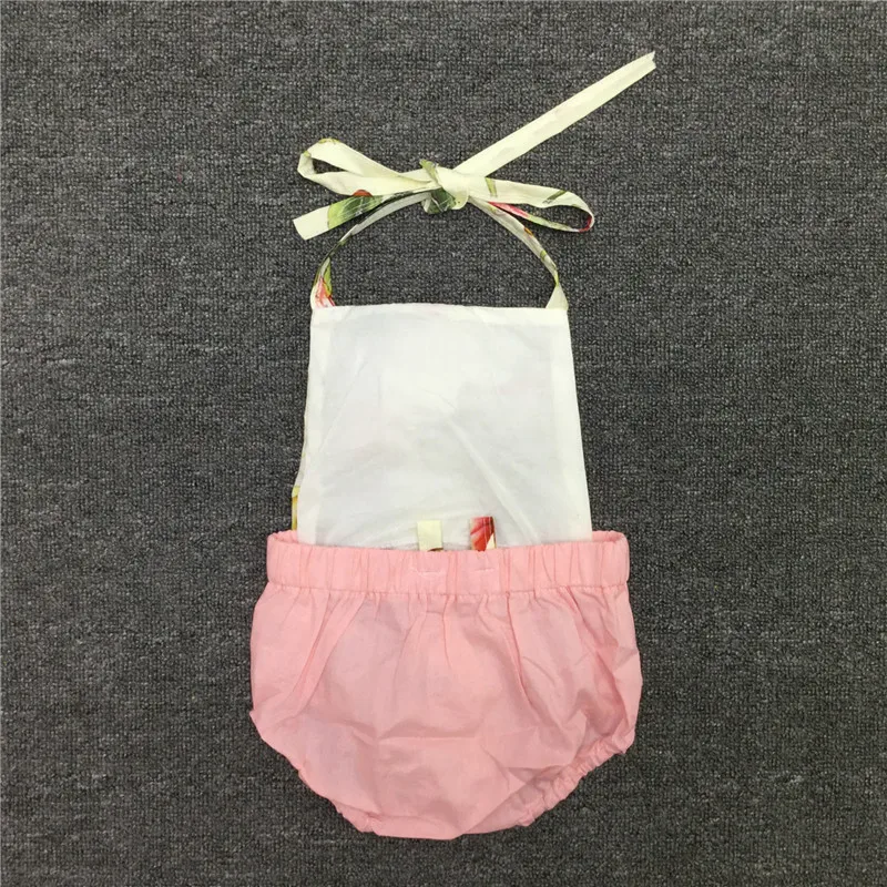 Maka Kids/детская одежда для новорожденных Ползунки Лето девушка милый сладкий