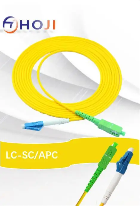 5 шт./лот 3 м SC/APC-LC Simplex 9/125 одномодовый волоконно-оптический кабель патч-корд LC-SC/APC
