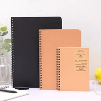 creative retro diary book a5 kraft paper binder loose leaf notebook b5 sketchbook a6 portable coil notepad school office supply