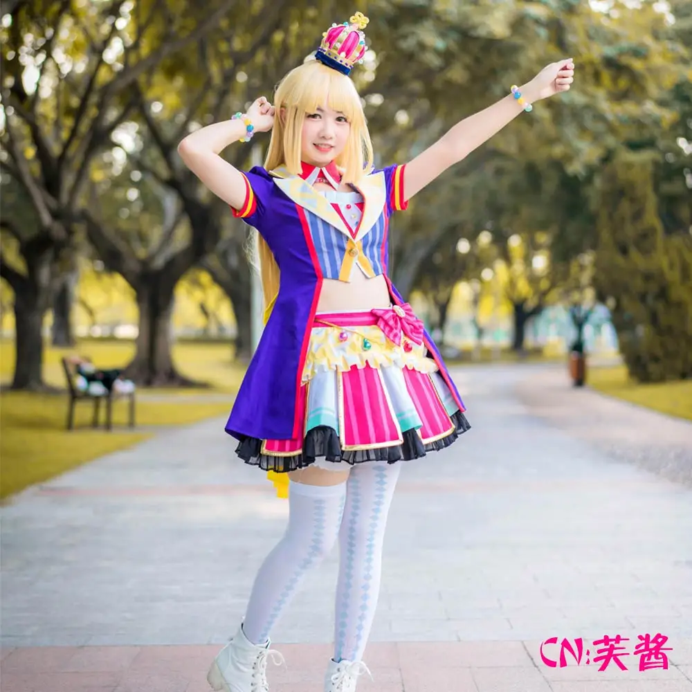 CGCOS Бесплатная доставка Косплей Костюм COS BanG Dream! Здравствуйте HappyWorld 2 е платье Kokoro