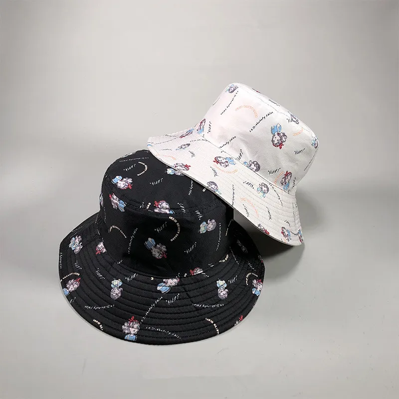 Новинка двухсторонняя шляпа в рыбацком стиле для женщин японская Литературная