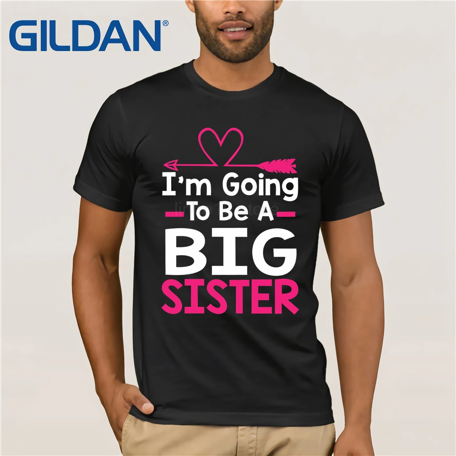 Футболка с надписью I'm To Be A Big Sister футболка для мамы и дня одежда модная футболки