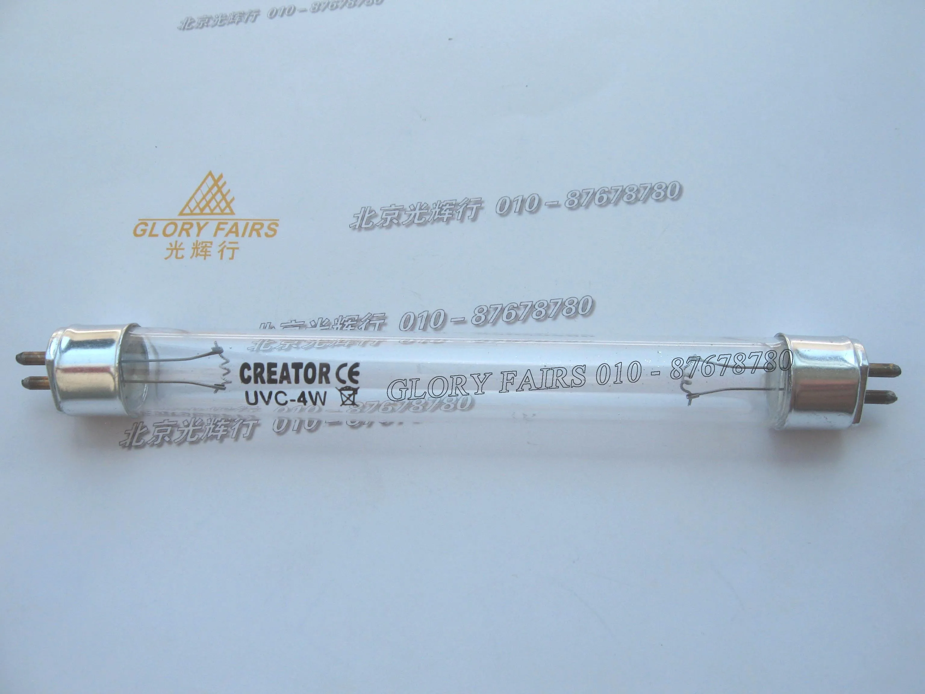 Kingrate UVC-4W бактерицидная лампа UV 253.7nm 254nm ультрафиолетовая UV-C дезинфекция воды G4T5 4W