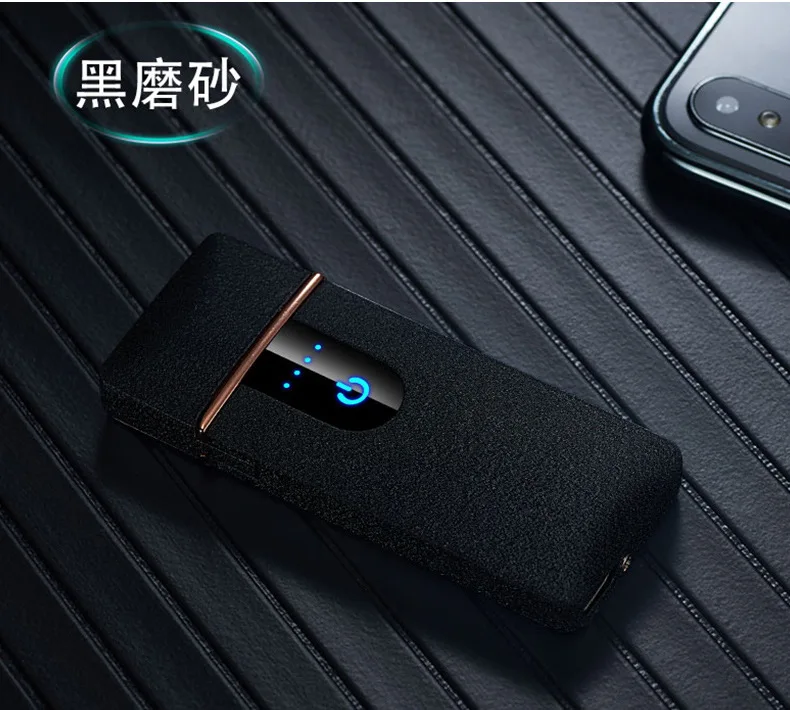 Абсолютно новая сенсорная Индукционная USB электрическая зажигалка для сигарет Двойной Iginite ветрозащитный Табак Encendedor плазменный дым гаджеты
