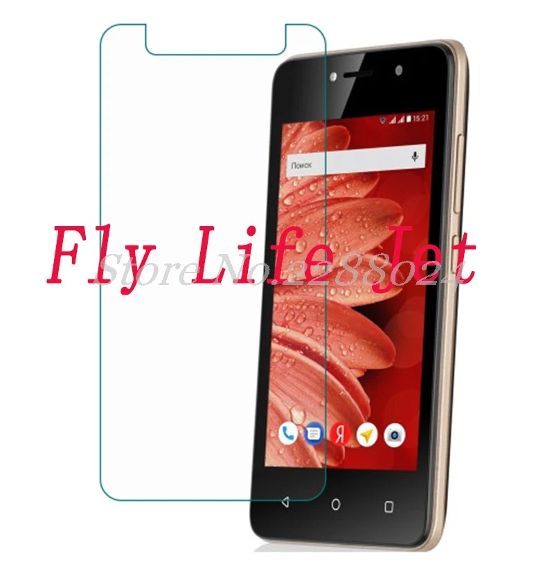 Закаленное стекло 9H для смартфона Fly Life Jet Взрывозащищенная защитная пленка