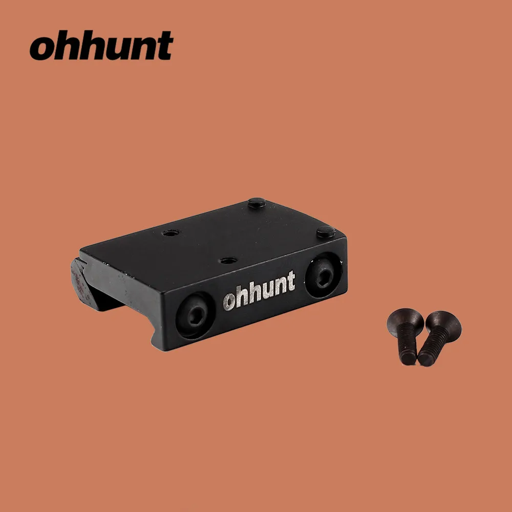 

ohhunt RMR Rail Mount Ruggedized Miniature Red Dot Reflex Low Picatinny Mount Base for Hunting Riflescope