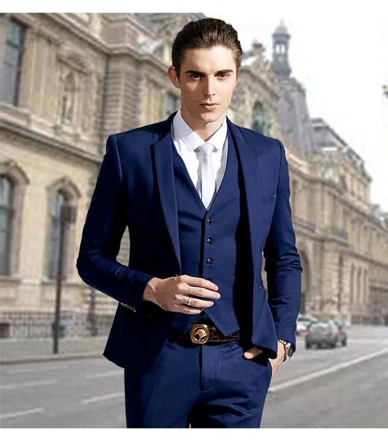 Cheap Dark Grey Black Men Suits Groom Tuxedos Wedding for 4 Pieces (Jacket+Pants+vest+tie) Groomsman Formal Suit | Мужская одежда
