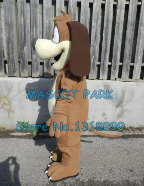 Коричневый костюм-талисман для щенка персонализируемый мультяшный тематический