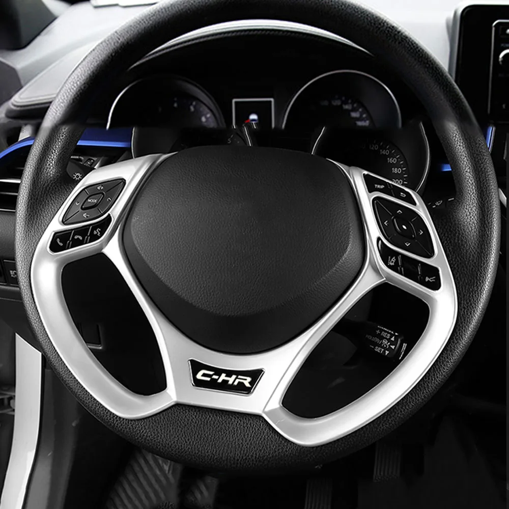 Наклейка на руль автомобиля с блестками накладка наклейки для Toyota C HR CHR 2016 2017 2018