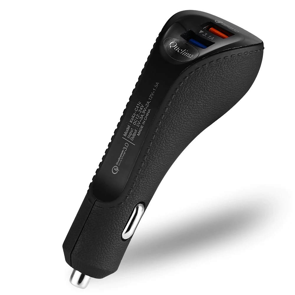 Портативный Quick Charge 3 0 двойной usb порт автомобильное зарядное устройство