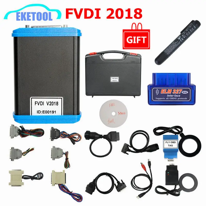 Лучший FVDI Оригинальное обновление онлайн FVDI полная версия 18 программного обеспечения ABRITES Commander Чехлы FVDI VVDI2 функция