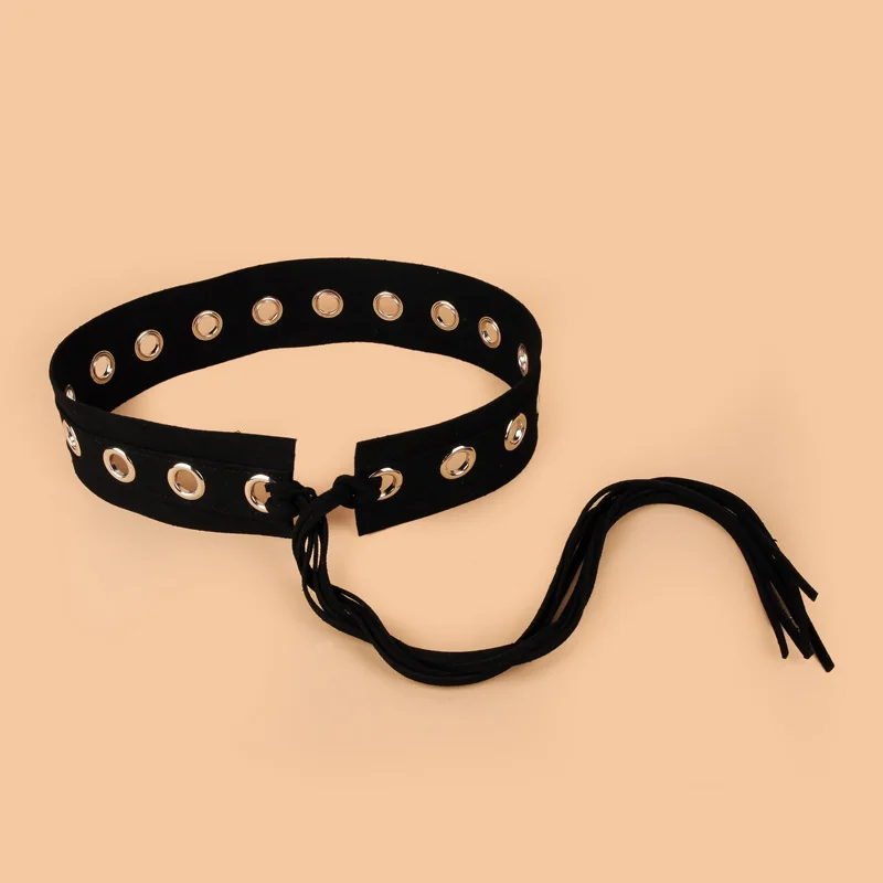 Новый стиль панк широкий ремень для женщин 2017 модные ремни с узлом на талии