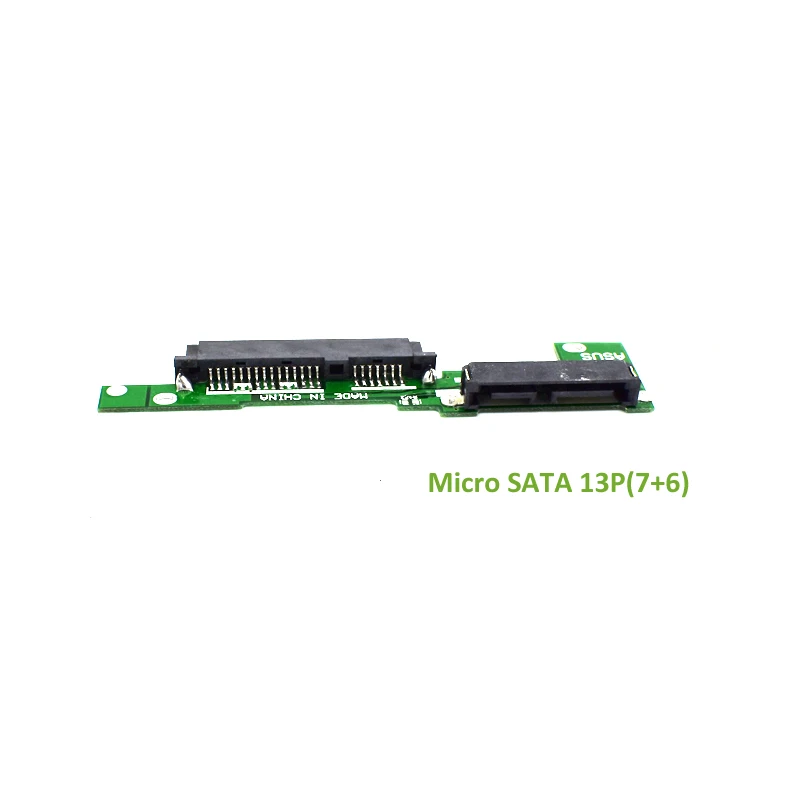 Ult лучший микро SATA 7 + 6 штекер для 15 Женский адаптер последовательный ATA конвертер