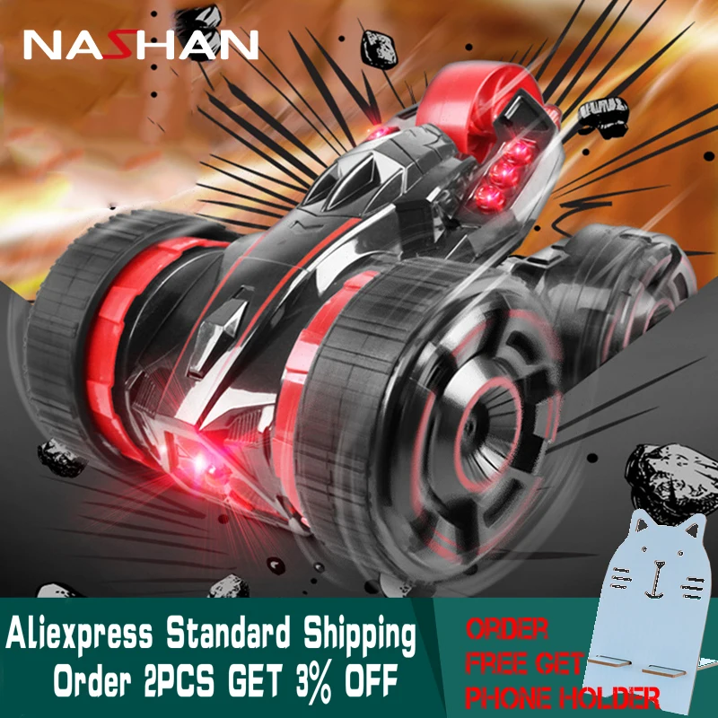 RC Car 4CH с двойной стороны Drift Auto Rock Crawlers Rolling Remote Buggy Cars дистанционным управлением