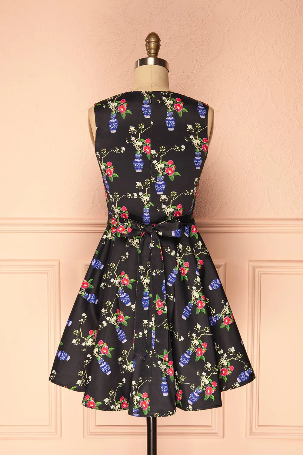 Lewande подростков милые Цветочный принт Короткие Homecoming платье подружки невесты