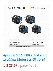 SkyRC 4000KV 8,5 T 2P& CS60 60A бесщеточный сенсорный двигатель и ESC и светодиодный набор карт для 1/10 1/12 Buggy Touring Car