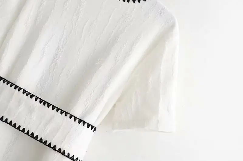Летнее платье белый wrap платье женщины элегантный крест v шейный галстук-бабочка пояса сплит женские повседневные платья средней длины