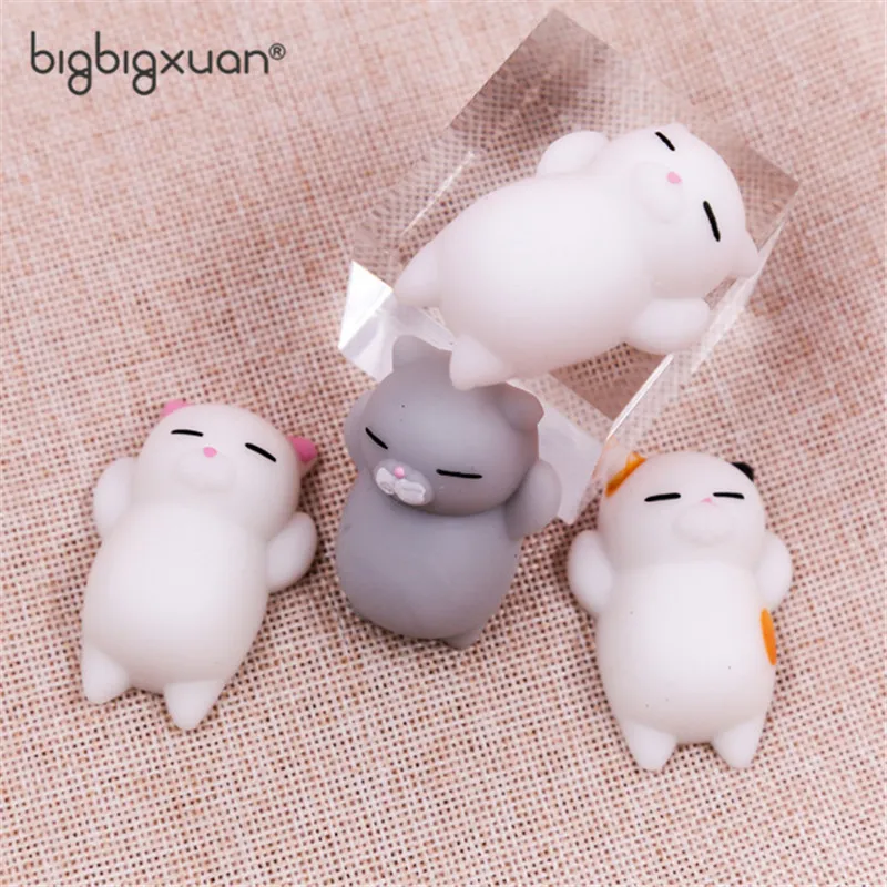 4 шт./лот Kawaii Squishy милые ленивые коты мини разлагаемые медленно поднимающиеся