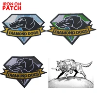 embroidered patch diamond dogs metal gear solid mgs patch tactical applique emblem badges for clothes military patch