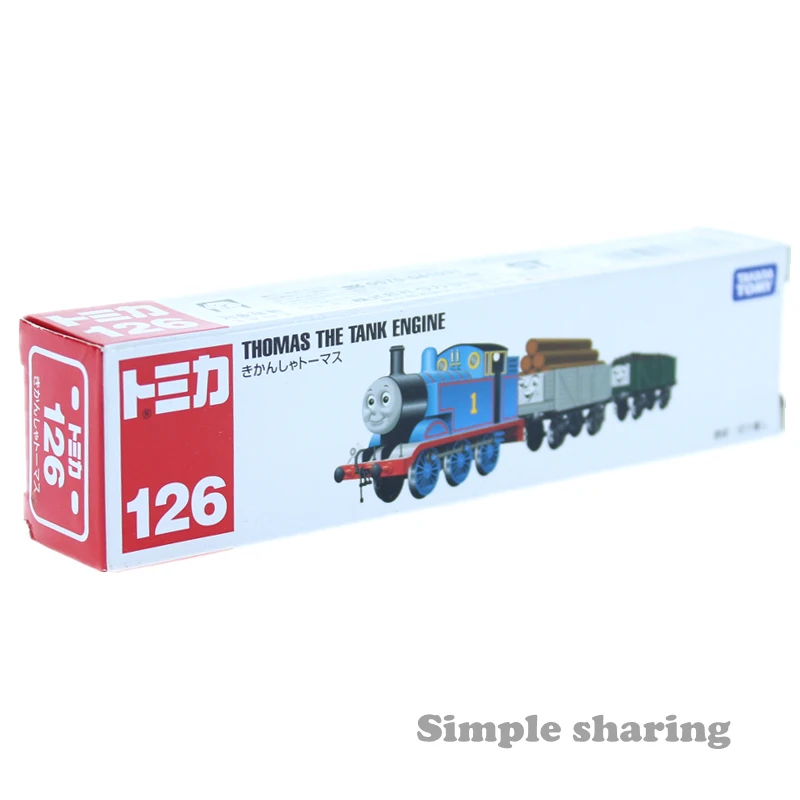 Takara Tomy Tomica № 126 модель поезда Комплект аниме Рисунок литья под давлением, детские игрушки для девочек, детские игрушки для детей металлические миниатюрные развивающие игрушки куклы