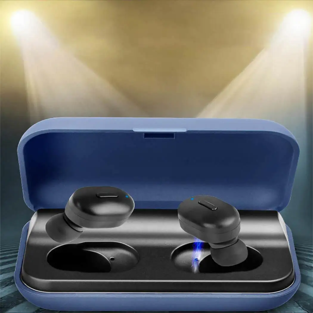 Мини T1 PRO V5.0 Bluetooth наушники 3D настоящие беспроводные стерео с микрофоном