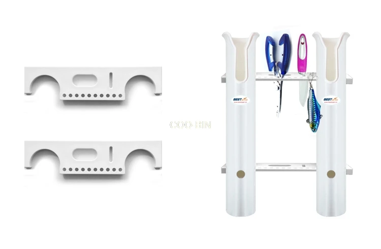 Морской пластиковый нейлоновый держатель для удочки 2 соединительных трубки