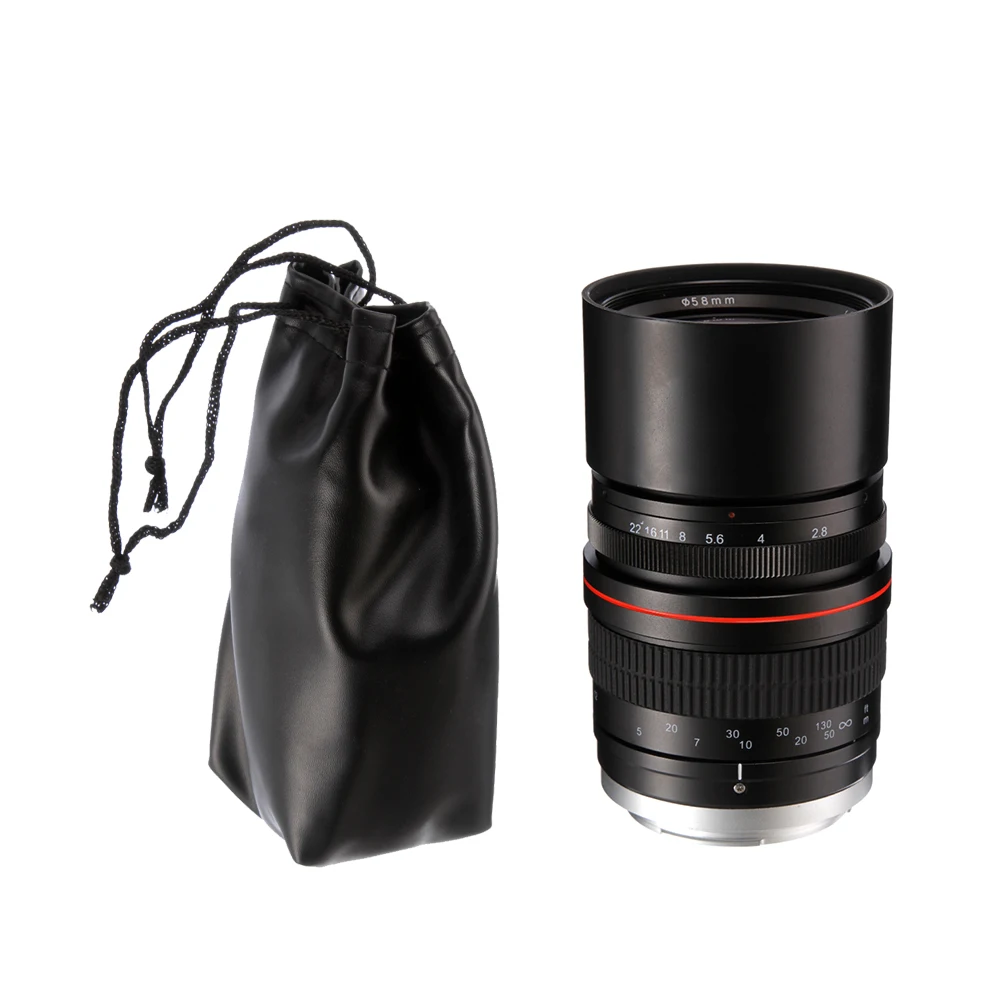 135 мм F2.8 Полнокадровый ручной фокус телеобъектив для Canon EOS 6D 6DII 7DII 70D 80D для Nikon D5300 D3400 D500 D600