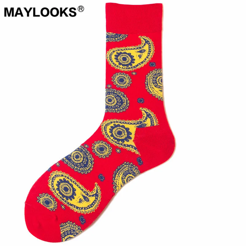 Maylooks Осенне-зимняя обувь новая мужская Носки Большие размеры личности женские