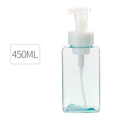 450ml Blue Дизайн бутылки с дозатором мыла для ванной комнаты шампунь косметический крем лосьон контейнеры пресс пустые бутылки аксессуары для ванной комнаты - Цвет: 450ml Blue