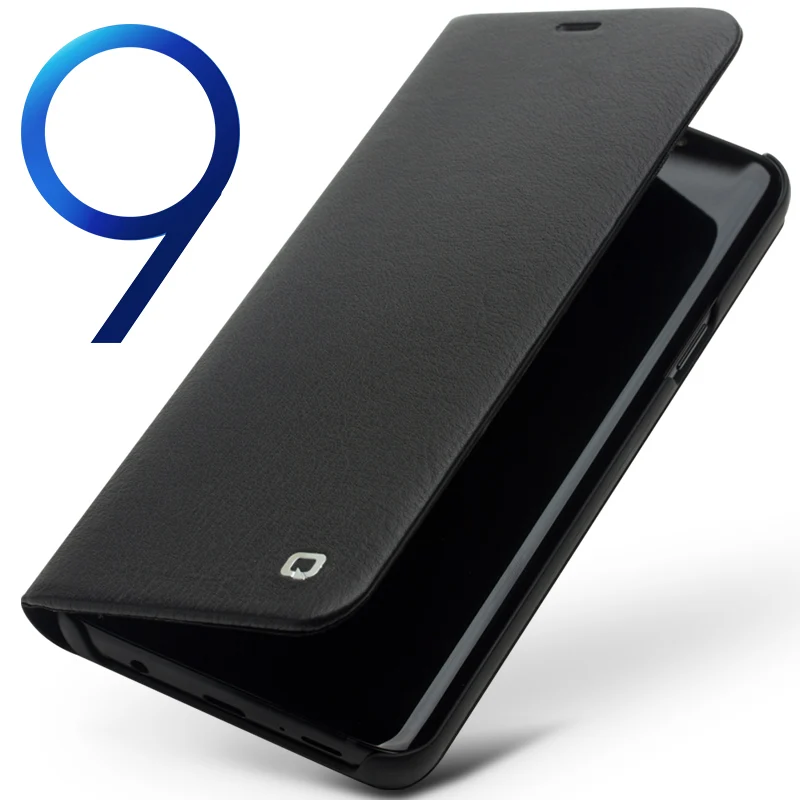 Акция для Samsung Galaxy S9 Plus QIALINO брендовый чехол из натуральной телячьей кожи