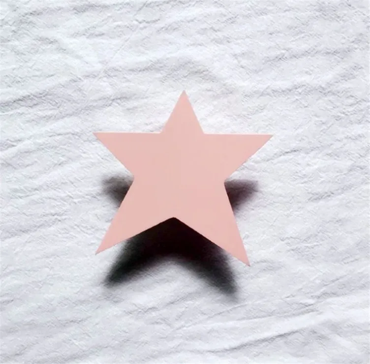Pink Star Деревянный мороженое/кролик/летучая мышь/борода/облака детская одежда крючок детская комната настенная вешалка в качестве украшения крючок подарок на день рождения - Цвет: Pink Star