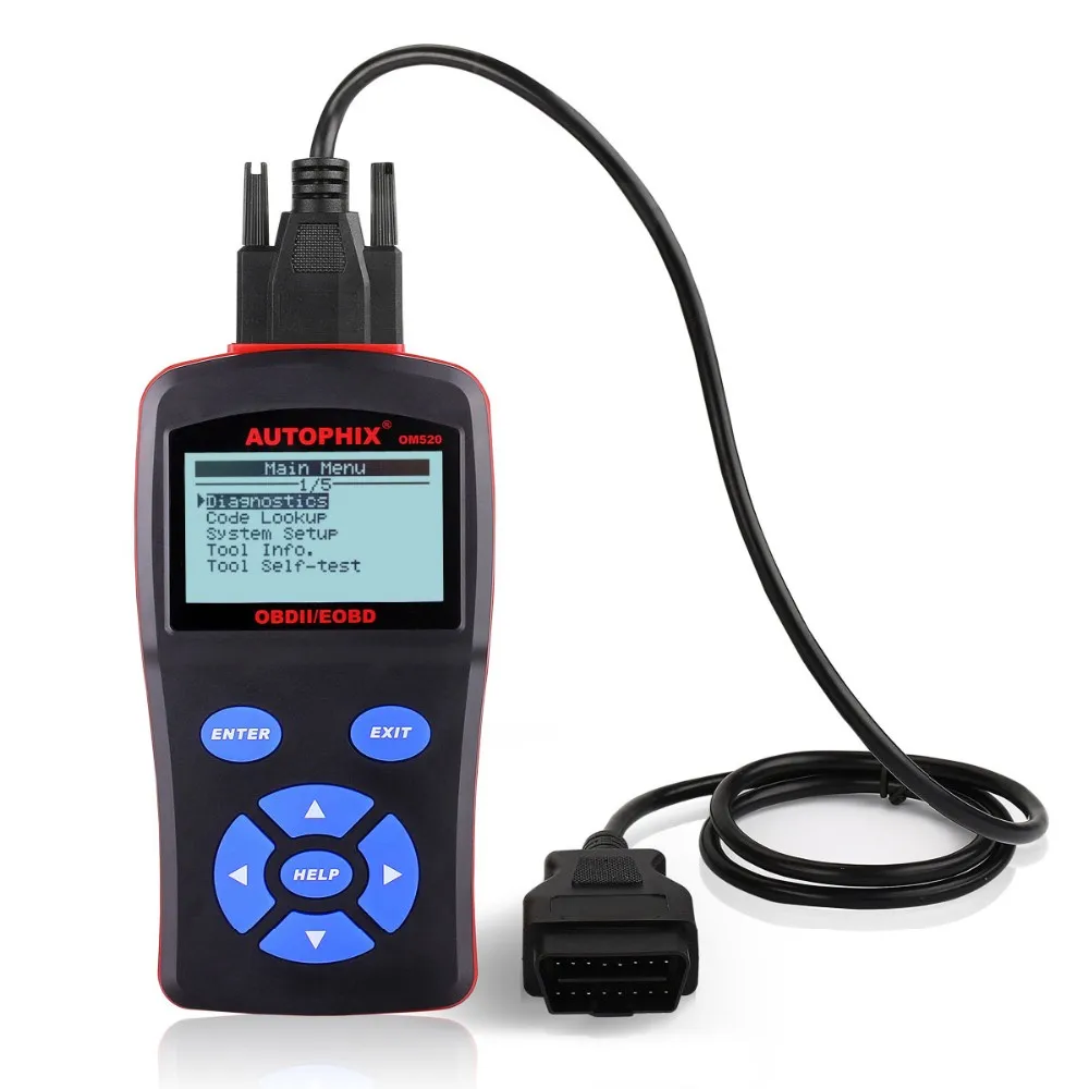 AUTOPHIX OM520 OBD2/EOBD Code Reader сканирования Инструменты программное средство диагностики