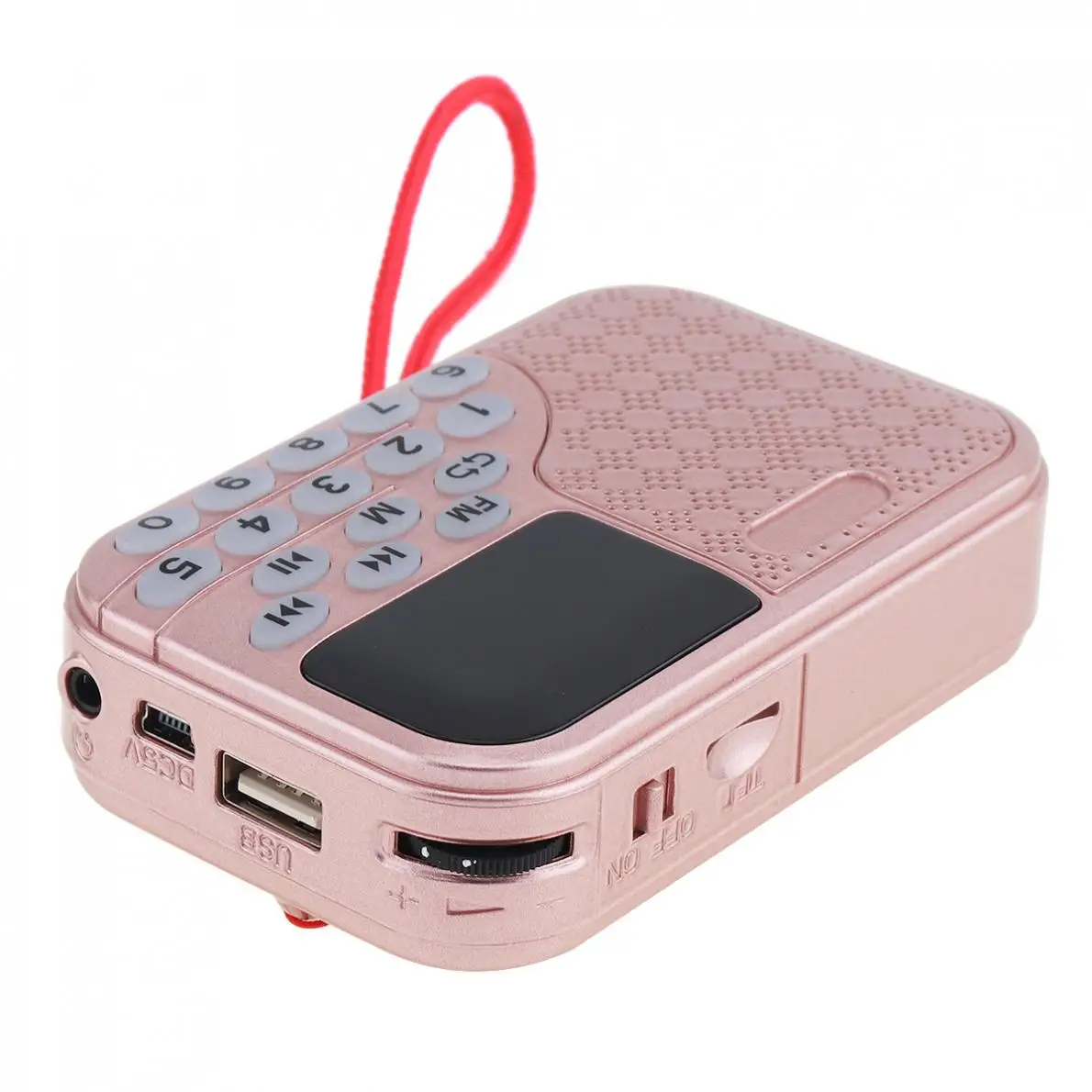 E55 Портативный радио мини аудио карта Динамик FM USB TF карты MP3 музыкальный плеер с 3 5