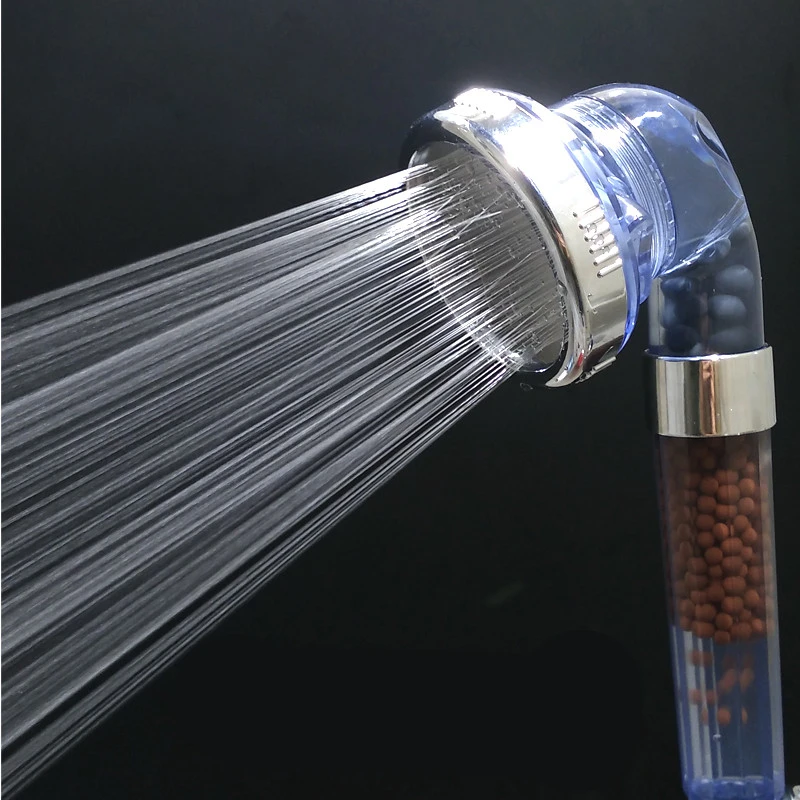 Shower Head Bathroom 3 Function Adjustable Anion High Pressure Water Saving Handheld A 001 | Обустройство дома