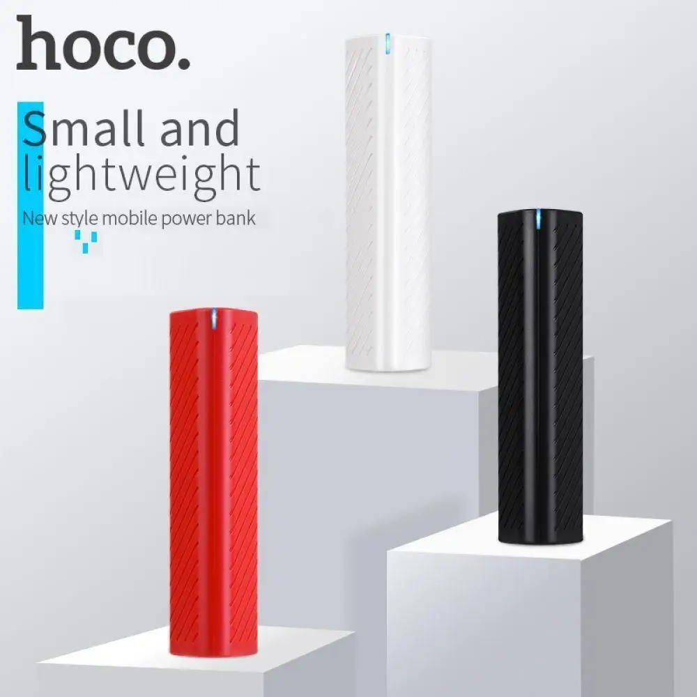 HOCO портативное зарядное устройство 2500 мАч мини USB Внешнее для Xiaomi MI iPhone Samsung