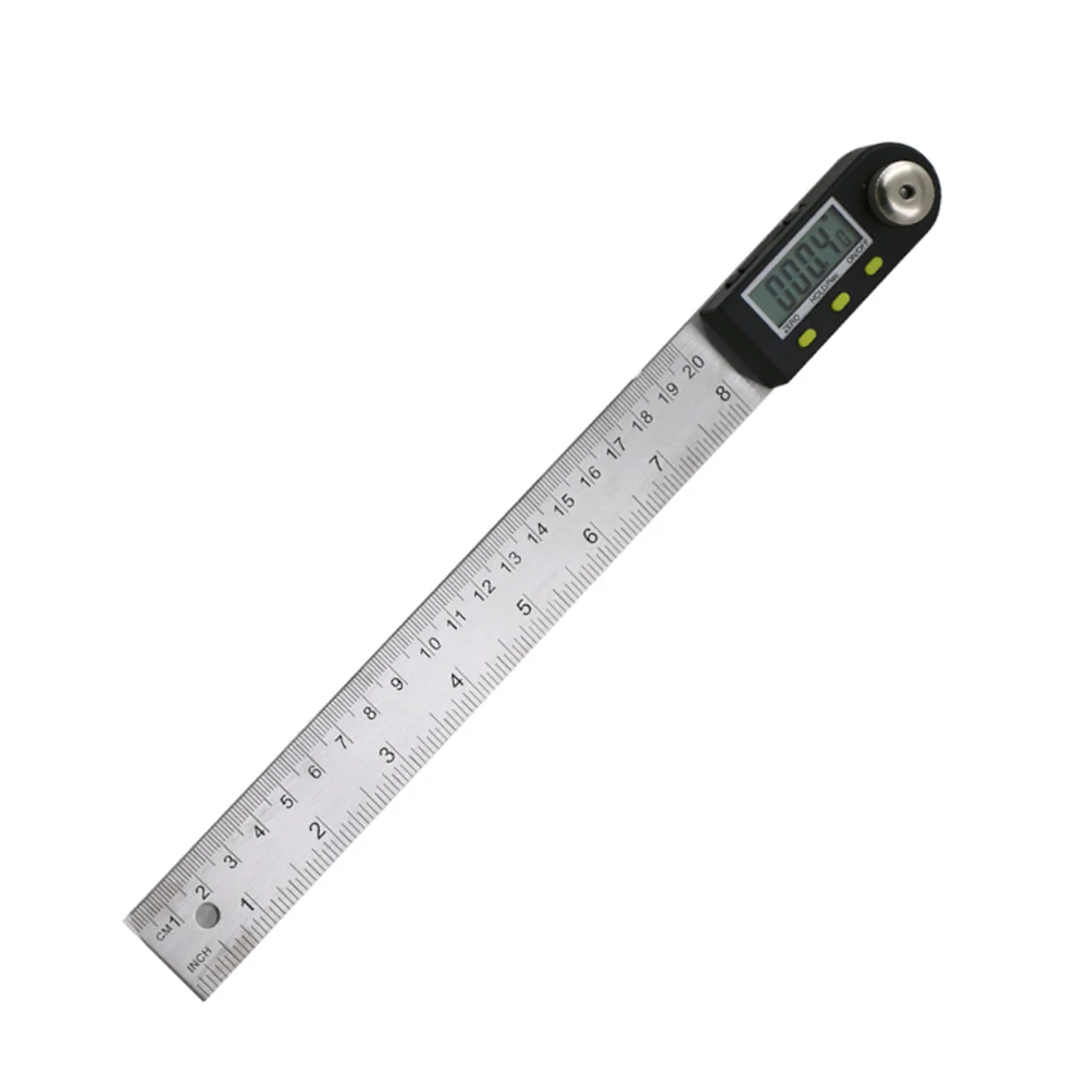 Цифровой угловой транспортир 2 в 1 360 градусов 200 мм|protractor digital|protractor 360protractor angle |