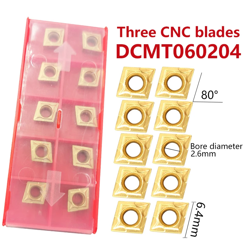 

S07K-SCLCR06+10PCS CCMT060204/7mm internal hole turning tool +10 carbide blades