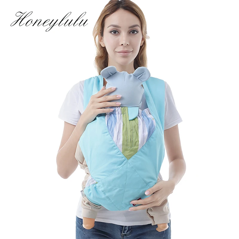 Honeylulu новорожденных носить спереди х-образный Слинг для кенгуру ребенка Хипсит