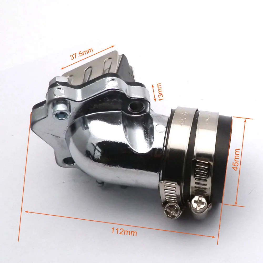 Впускная труба для гоночного коллектора 34 мм Yamaha 50cc Zuma Jog 1E40QMB|inlet manifold|yamaha jog