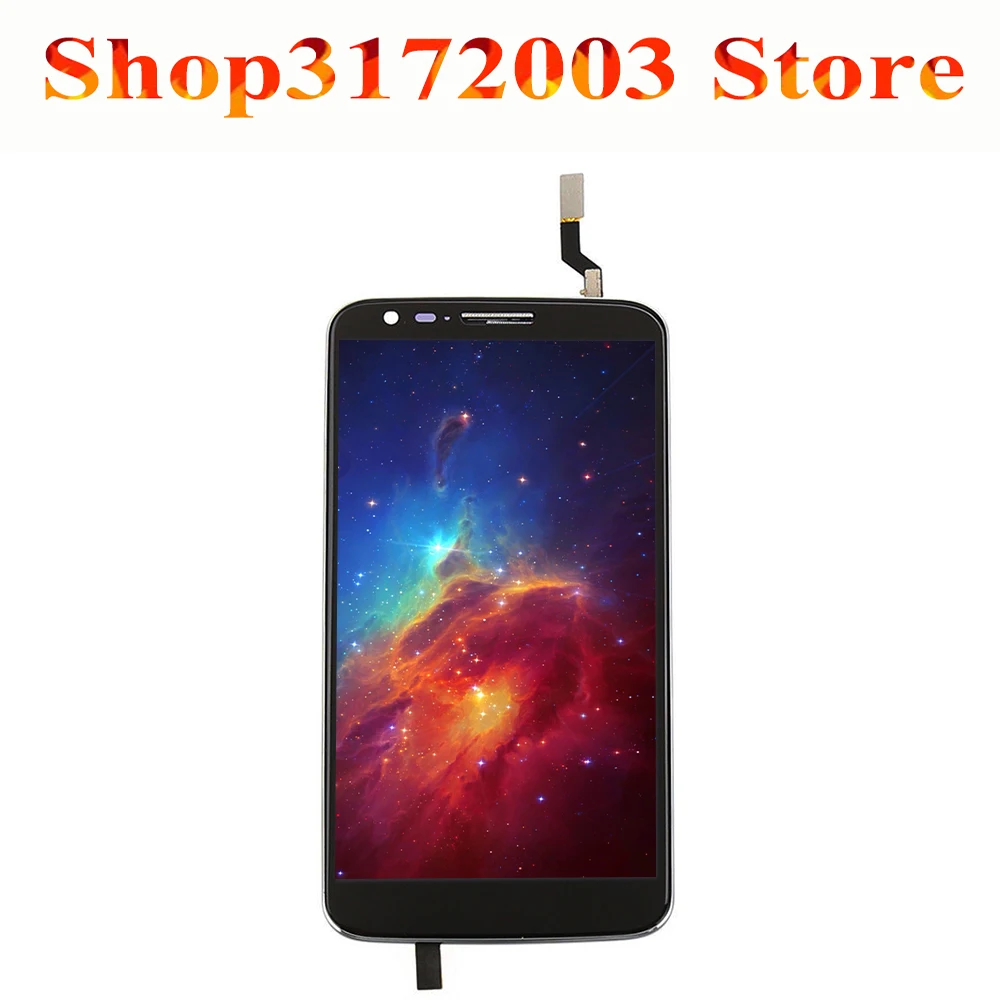 Для LG Optimus G2 D800 D801 сенсорный экран дигитайзер сенсорная стеклянная панель + ЖК