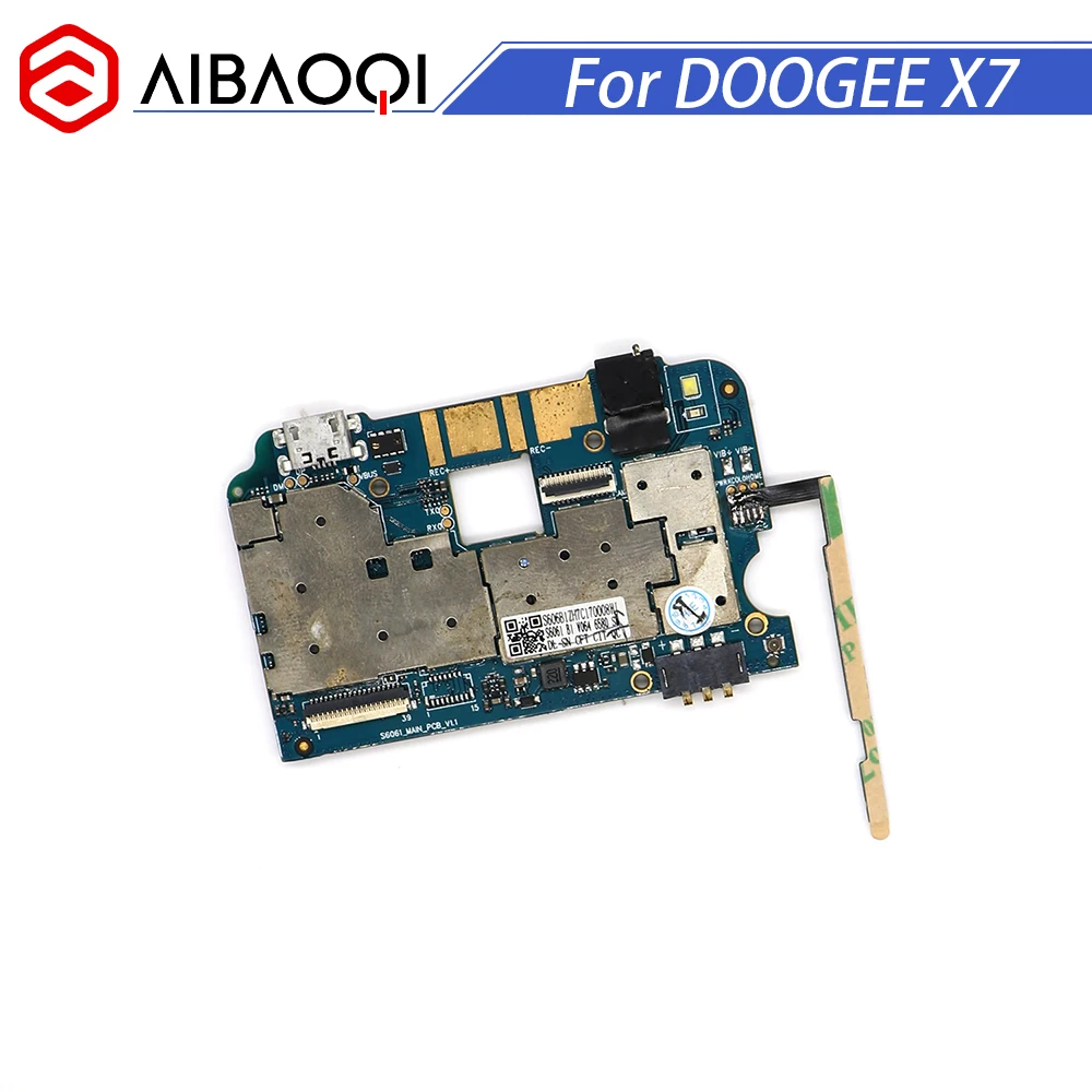 AiBaoQi новая оригинальная материнская плата 2G+ 16G rom гибкий кабель материнской платы Для Doogee X7 Pro Phone