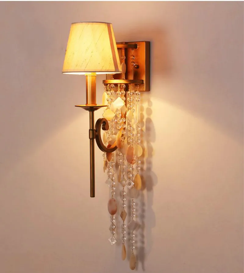 Антикварная железная настенная лампа для кофейного дома бара роскошное