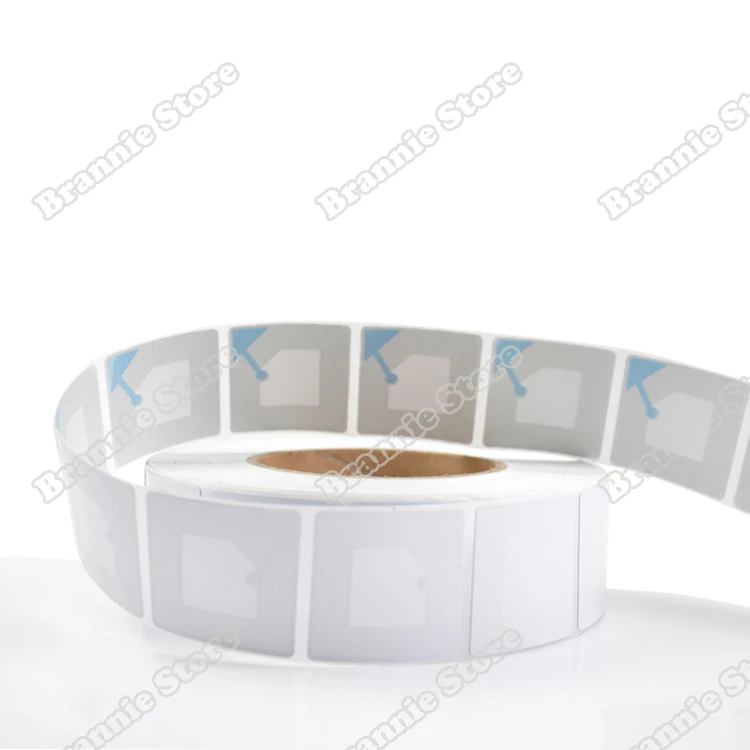 20000pcs/lot 40*40mm 1 carton blank surface sur 8.2mhz EAS RF soft label rf security tag checkpoint free shipping | Безопасность и