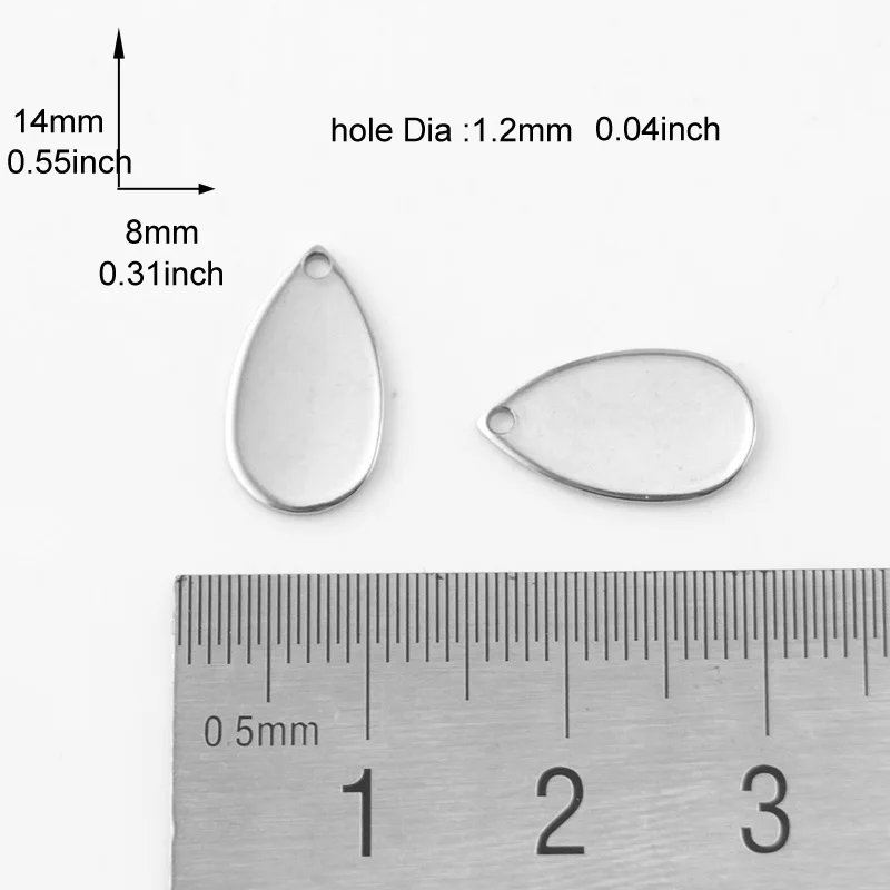 500 шт. diy пустые штамповочные бирки сердца капли круглые продолговатые