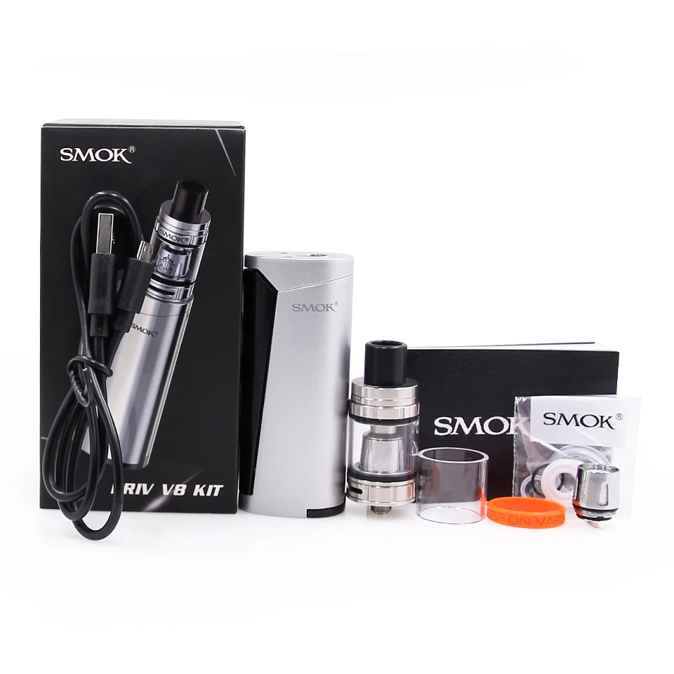 Оригинальный Vape Pen SMOK Priv V8 набор с 3 мл TFV8 Baby Tank 60 Вт PRIV Mod электронная сигарета
