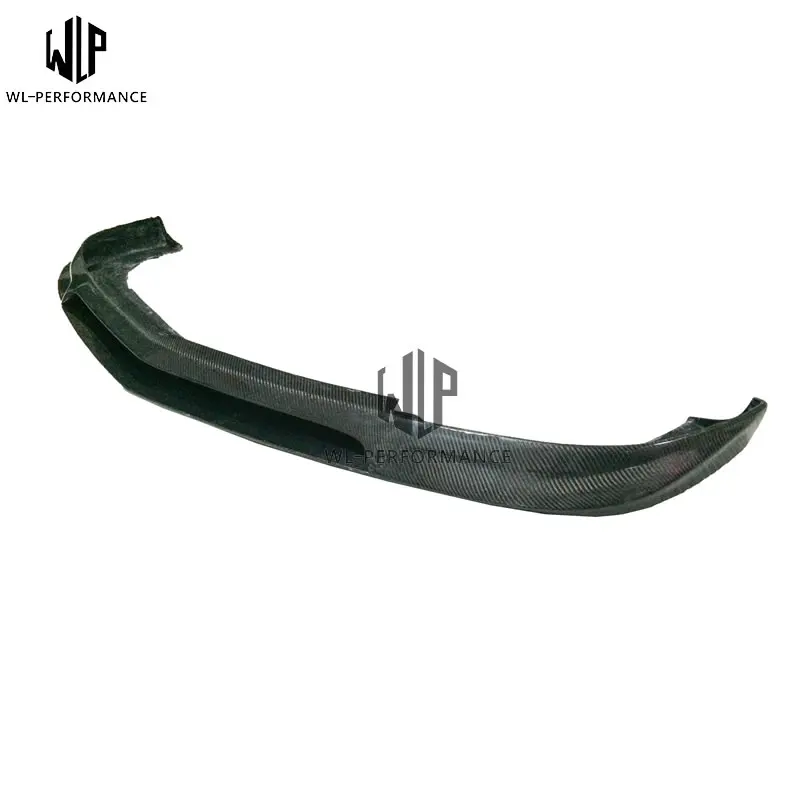 C Класс карбоновое волокно Большой передний бампер спойлер диффузор