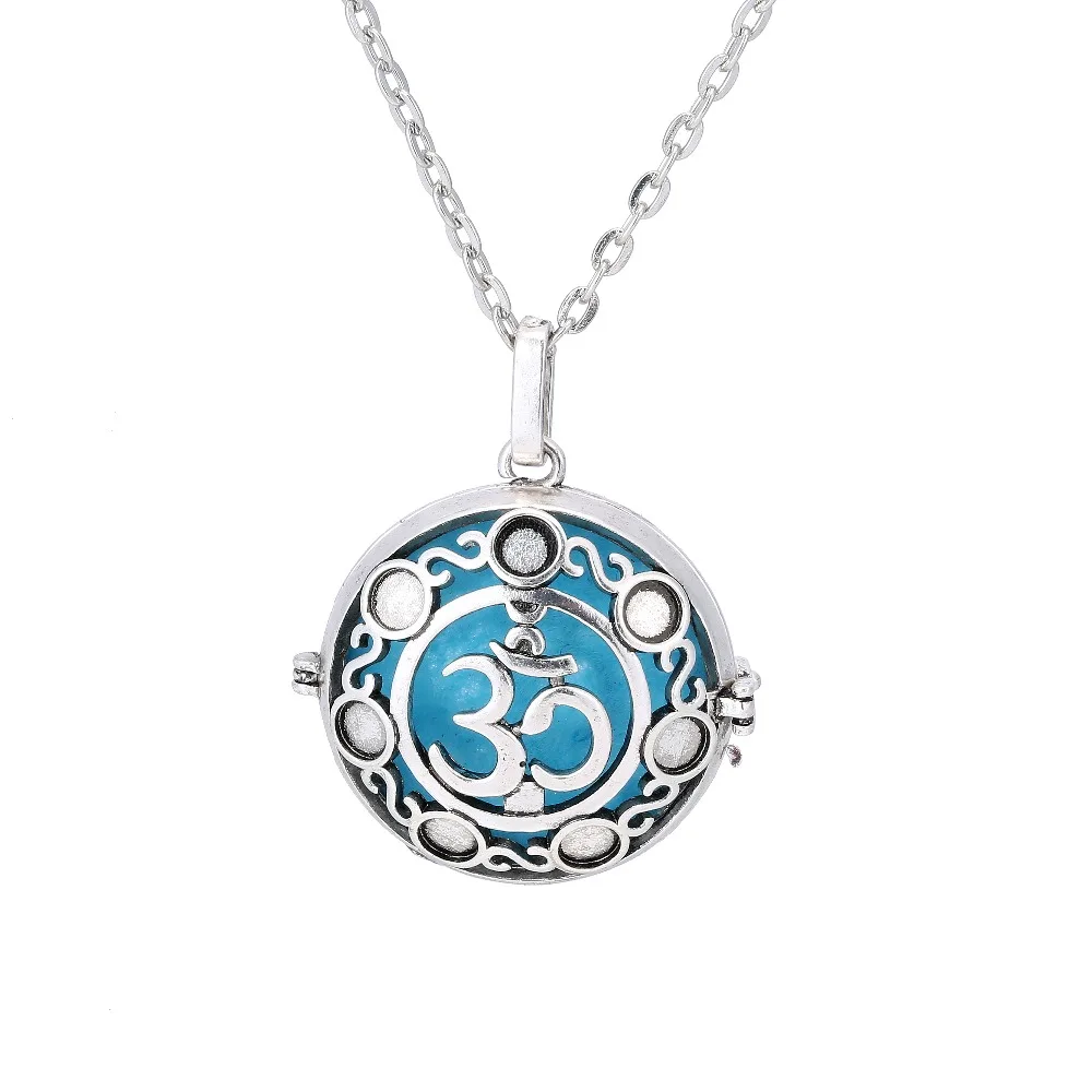 1 шт. открытое винтажное ожерелье Ароматерапия медальон эфирные масла духи кулон