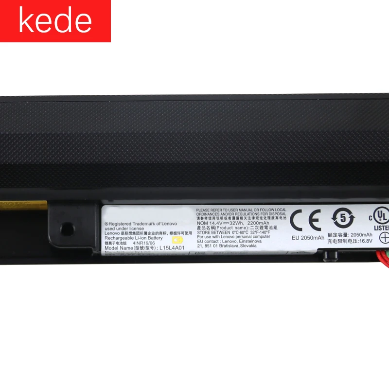 Kede Аккумулятор для ноутбука lenovo ideapad V4400 300 14 15 100 14IBD 15IBD L15M4A01 L15S4A01